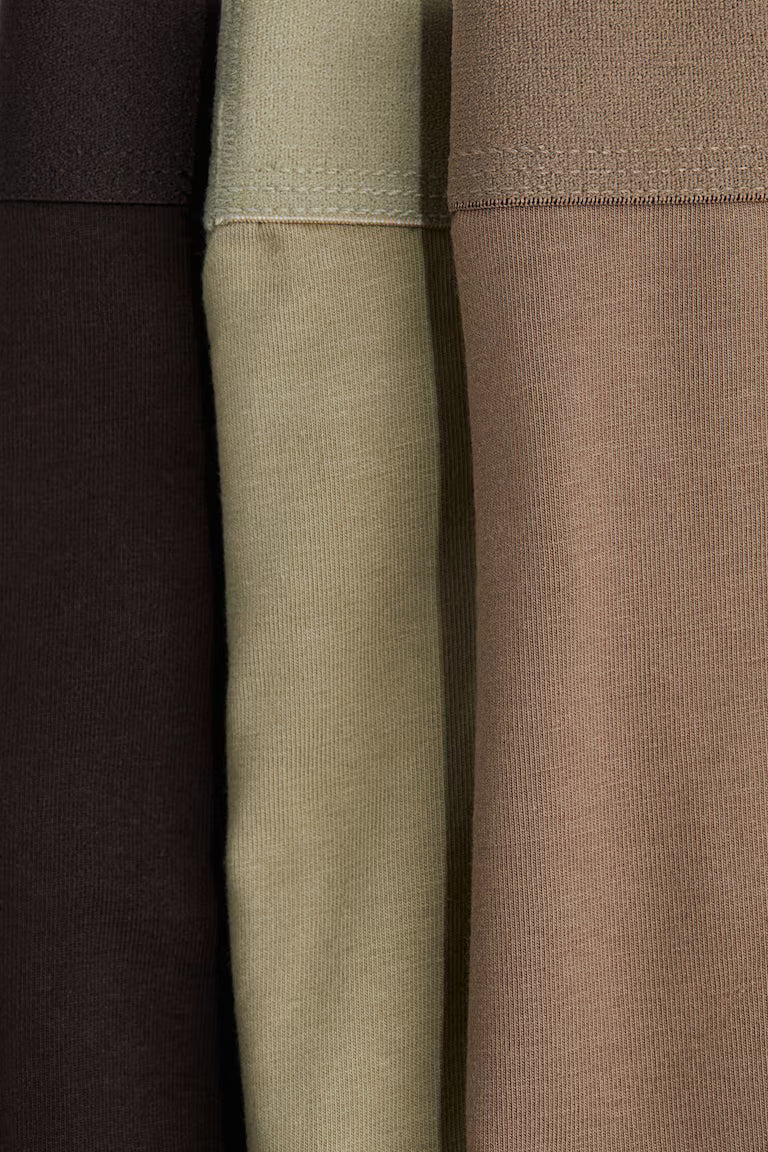 H&M 3-pack Mid-Length Boxer Briefs with Lycra®