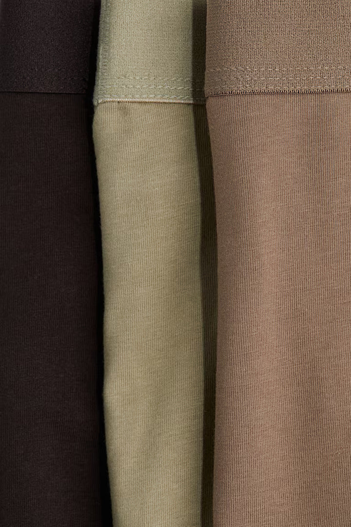 H&M 3-pack Mid-Length Boxer Briefs with Lycra®