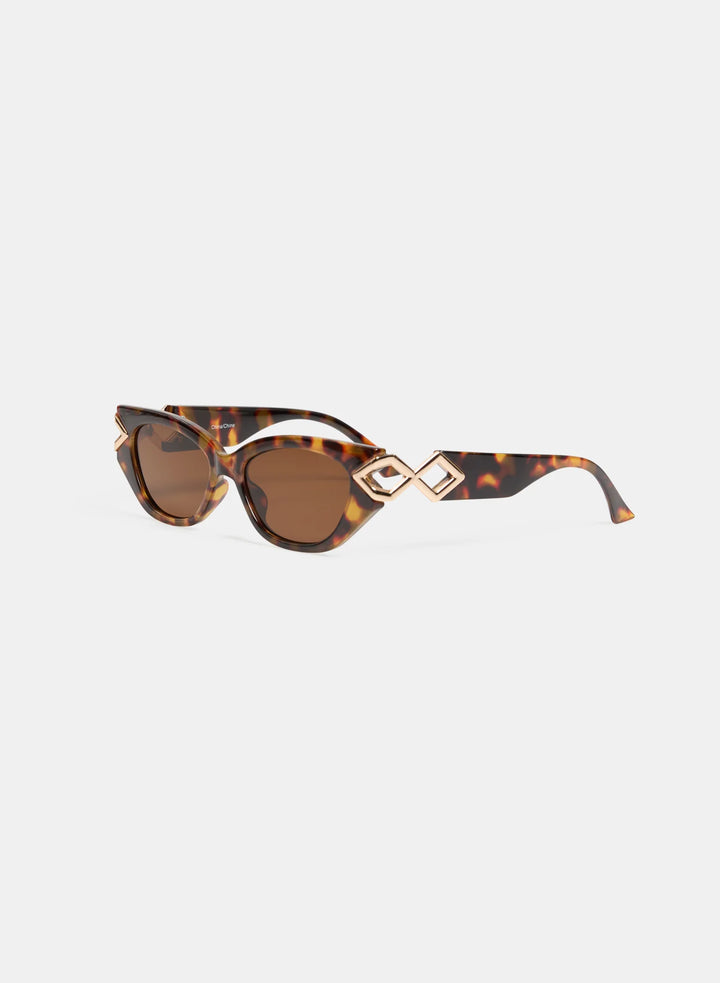 Laura Cat-Eye Tortoiseshell Sunglasses