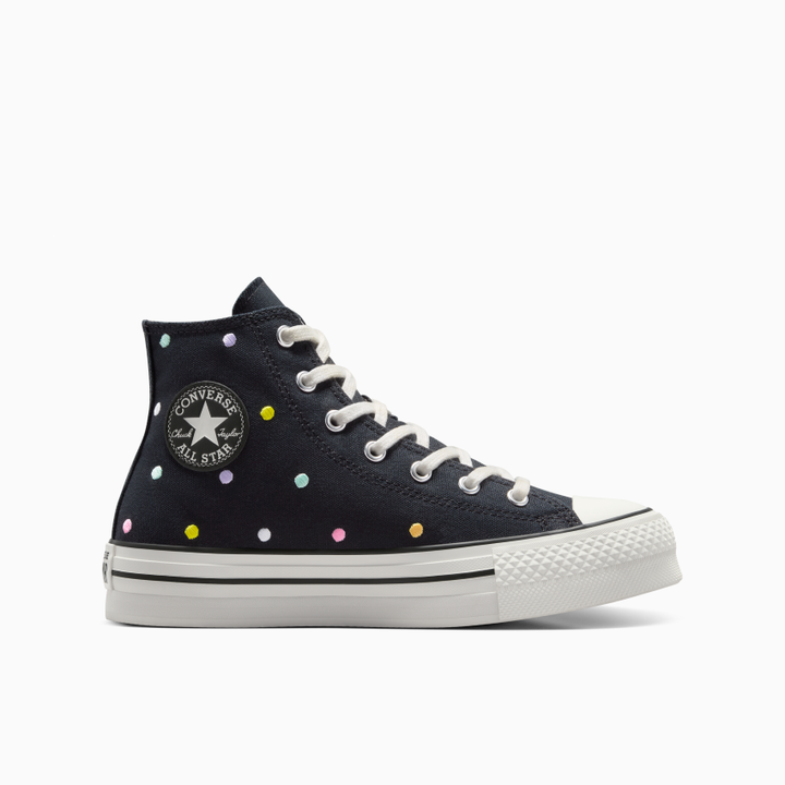 Converse Chuck Taylor All Star Lift Polka Dots Platform High Top