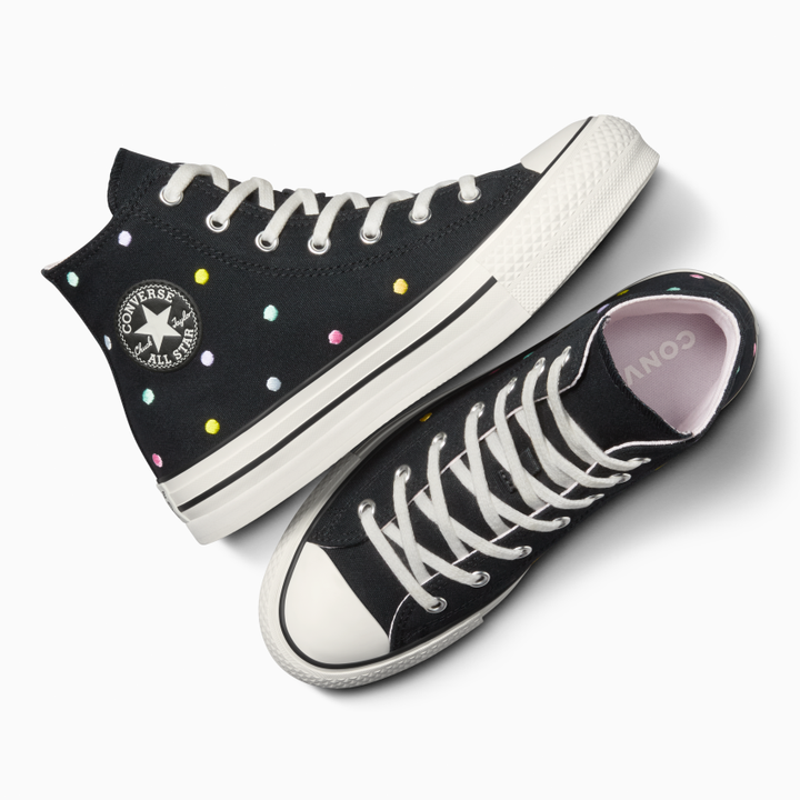 Converse Chuck Taylor All Star Lift Polka Dots Platform High Top