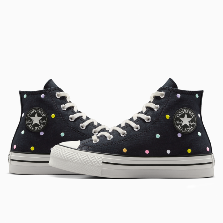 Converse Chuck Taylor All Star Lift Polka Dots Platform High Top