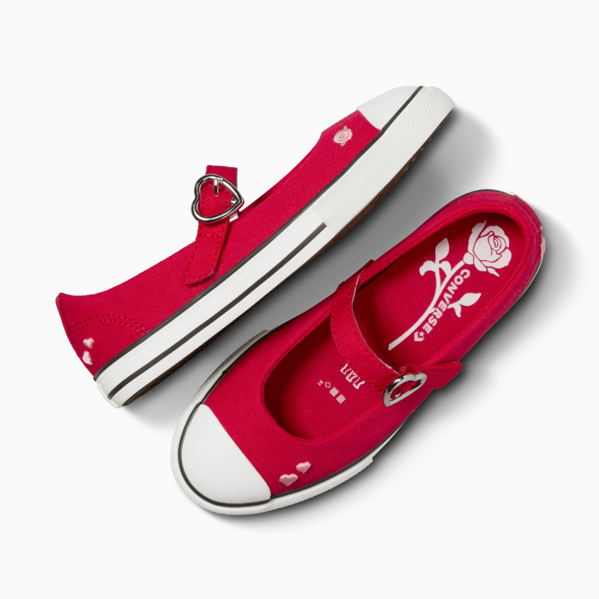 Converse Chuck Taylor All Star Dainty Mary Jane Valentine's Day Easy On Low Top