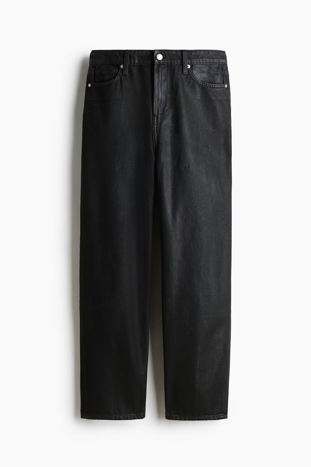 H&M High Rise Barrel Leg Jeans