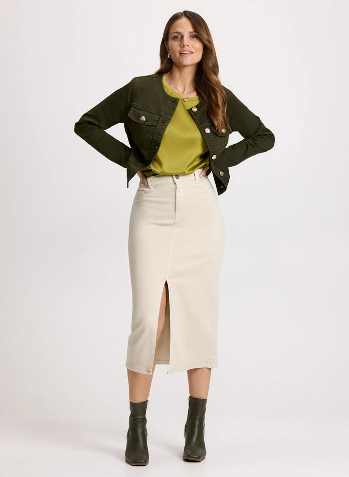 LAURA Cargo Pocket Denim Jacket