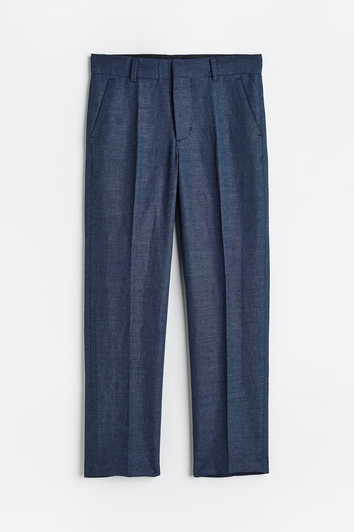 H&M Textured Suit Pants
