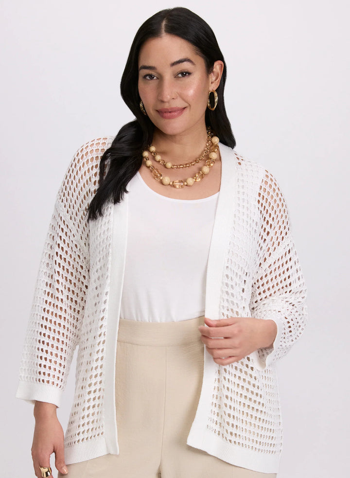 LAURA Open Knit Cardigan