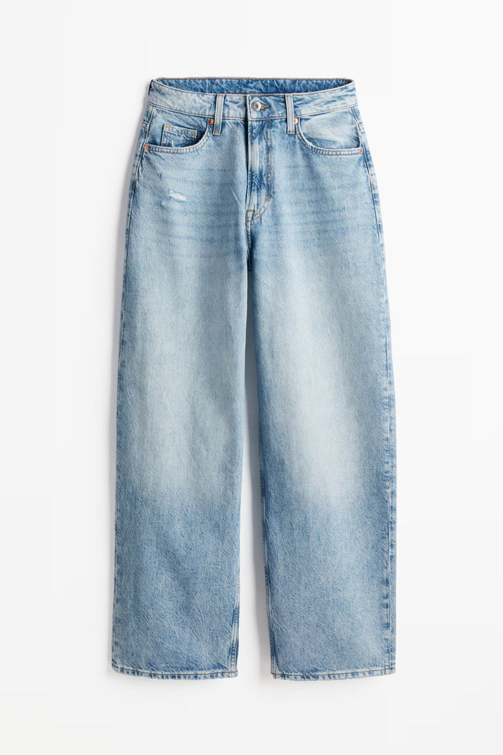 H&M Curvy Fit Baggy High Jeans