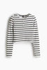 Cream/striped