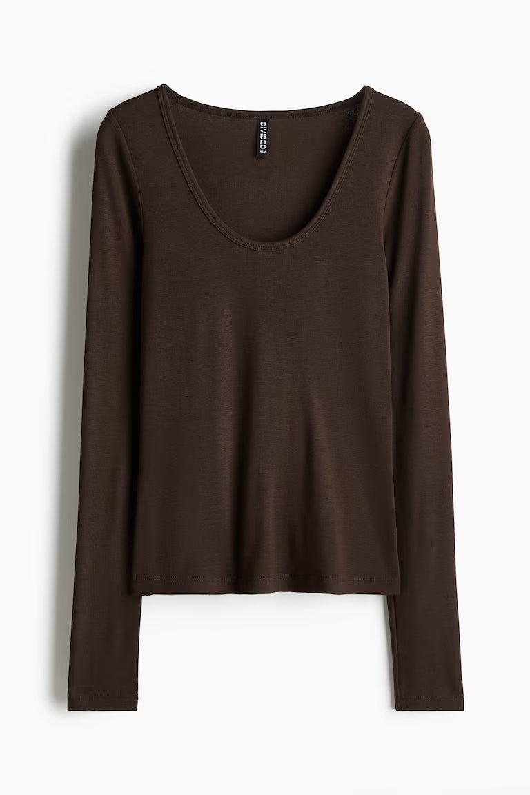 H&M RIBBED TOP