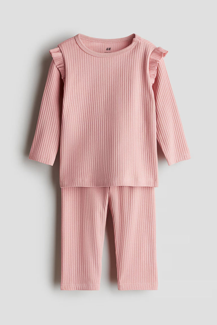 H&M Ribbed Cotton Set