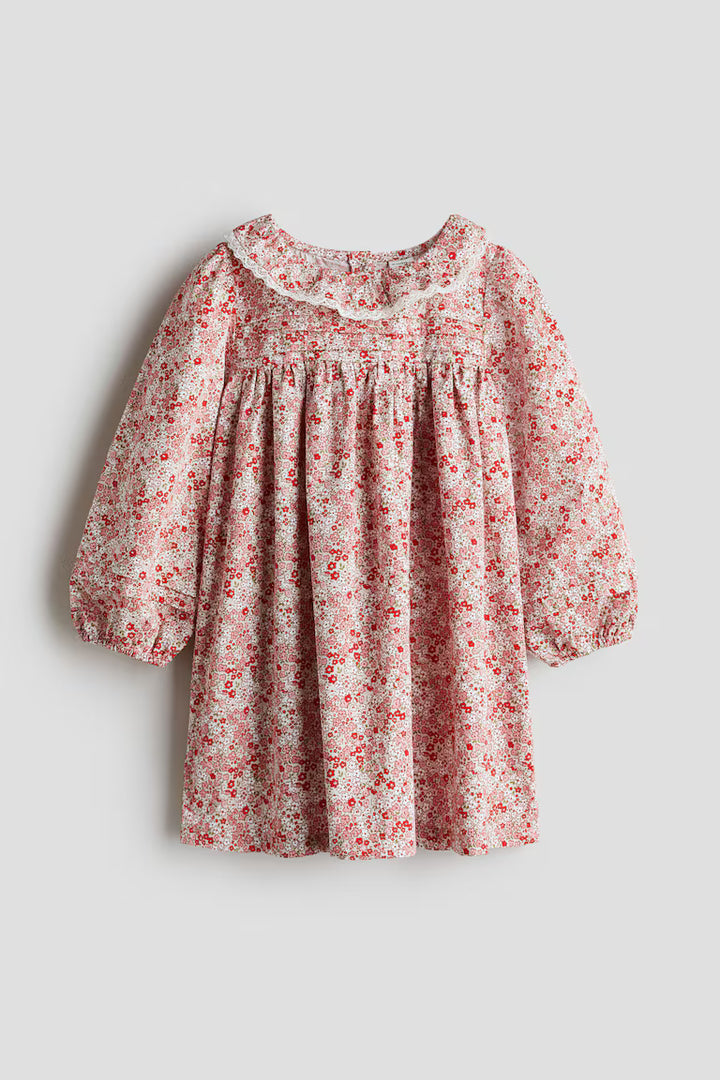 H&M Floral-Print Cotton Dress