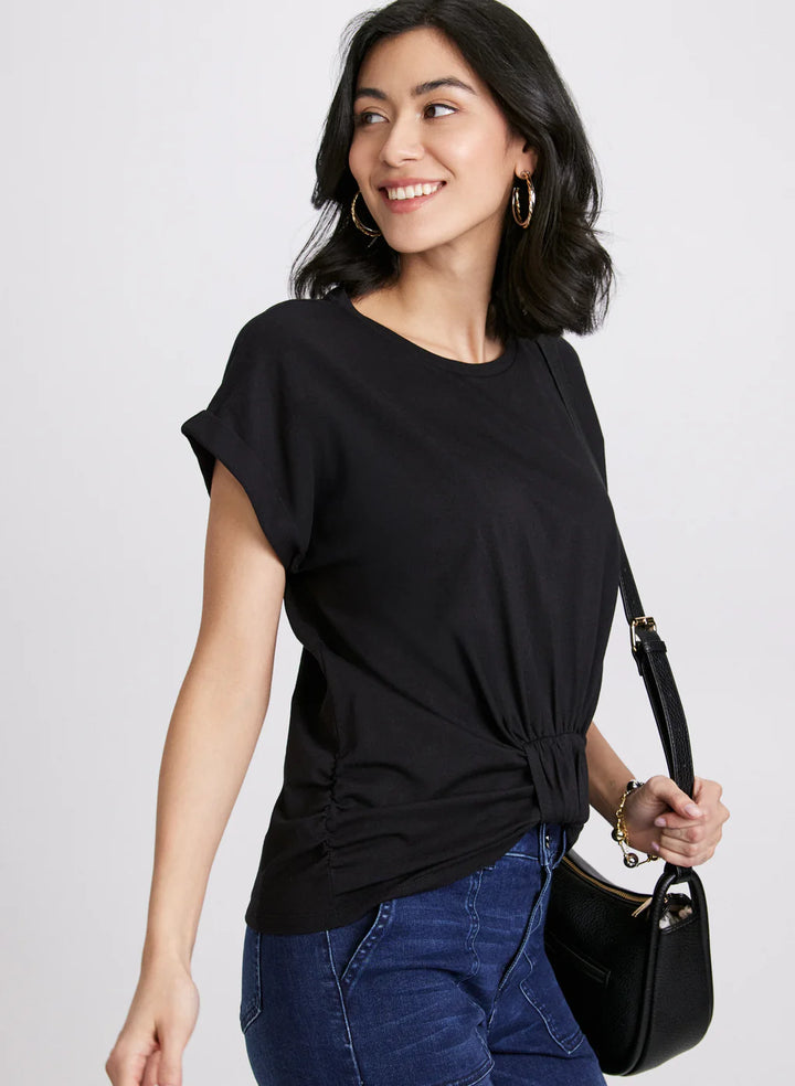 LAURA Knotted Hem T-Shirt