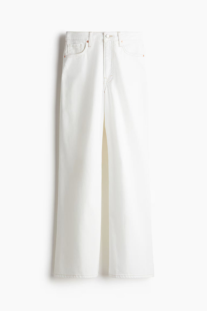 H&M High Rise Slim Leg Mom Jeans