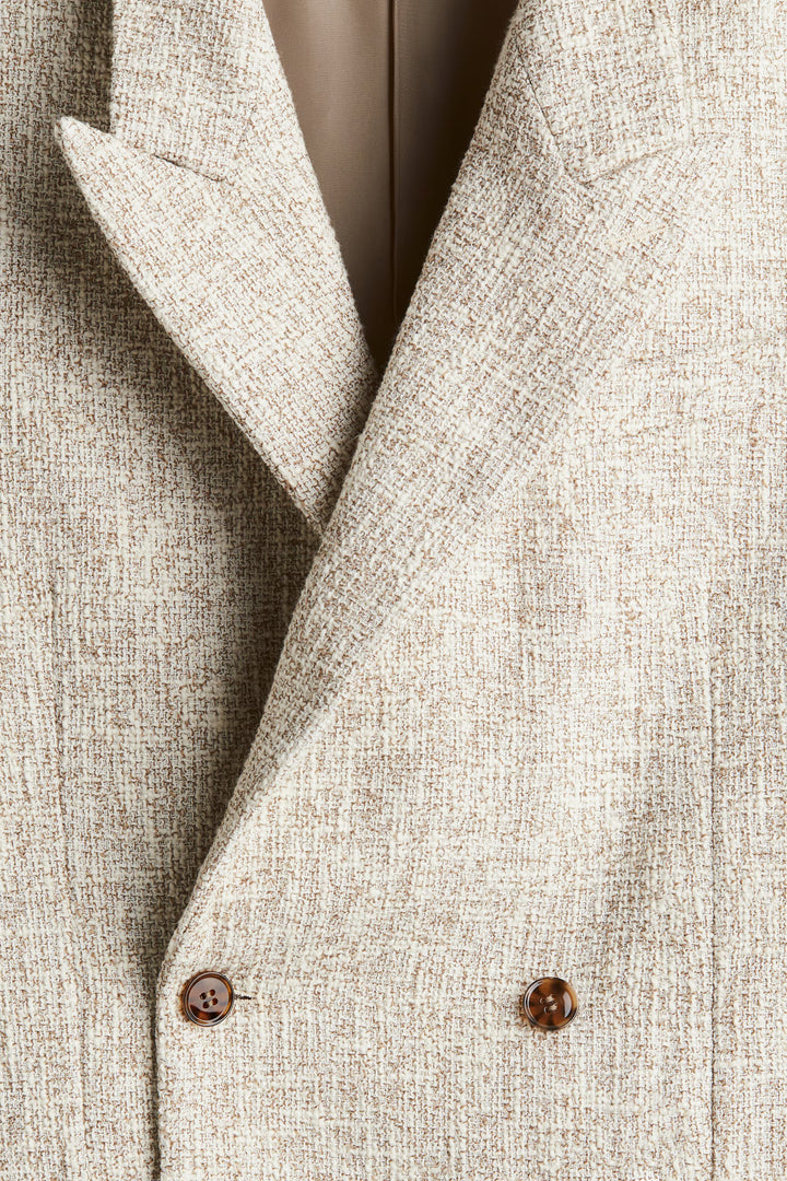 H&M Loose-Fit Double-Breasted Jacket