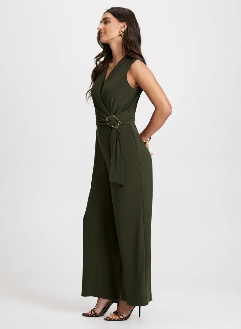 LAURA Crossover Sleeveless Jumpsuit
