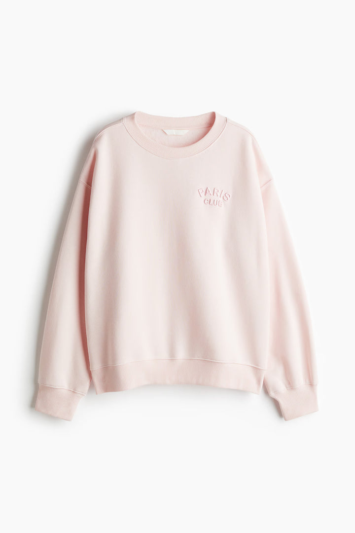H&M Sweatshirt with Text Motif