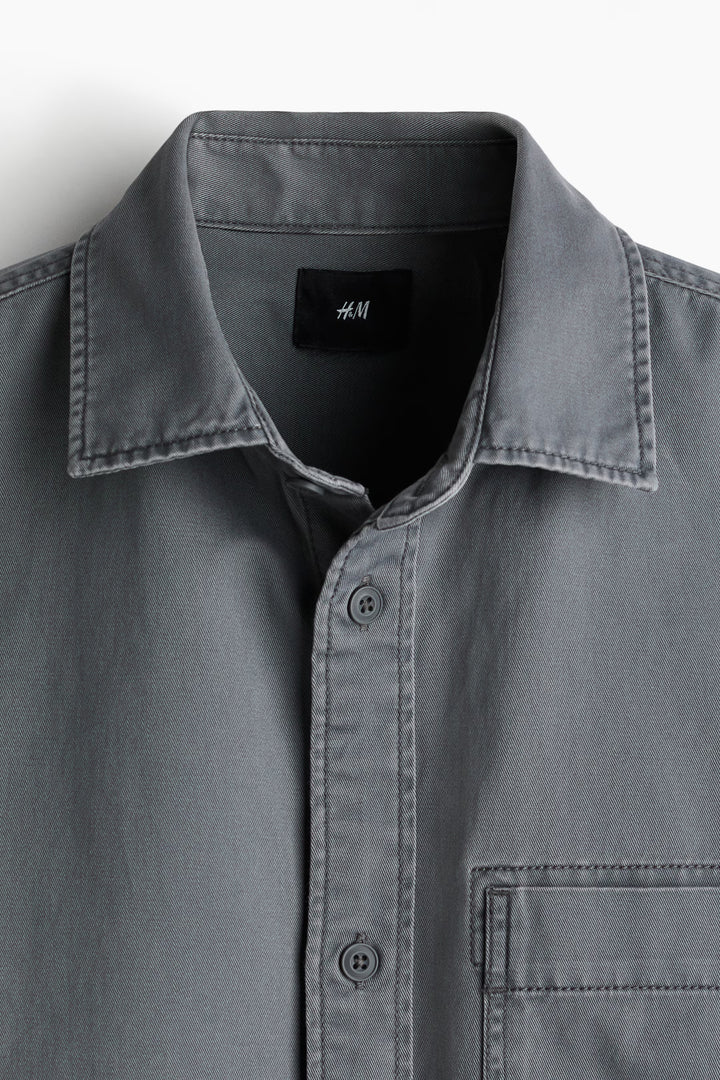 H&M Regular-Fit Twill Overshirt
