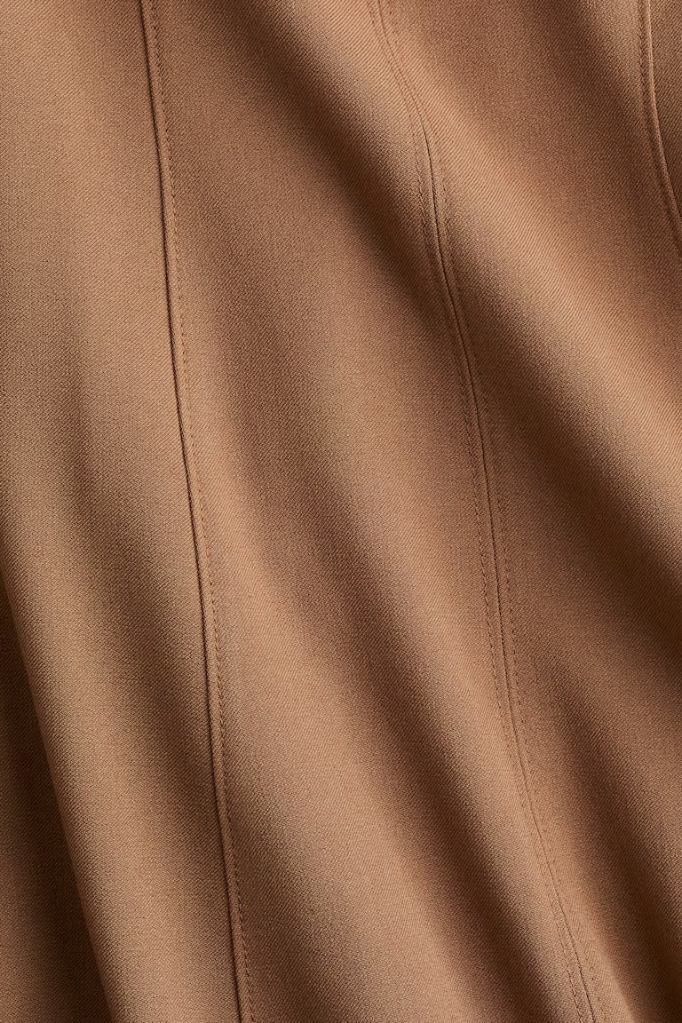 H&M Flared-Skirt Twill Dress