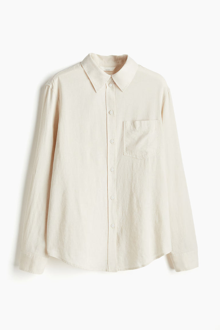 H&M Linen-blend Shirt