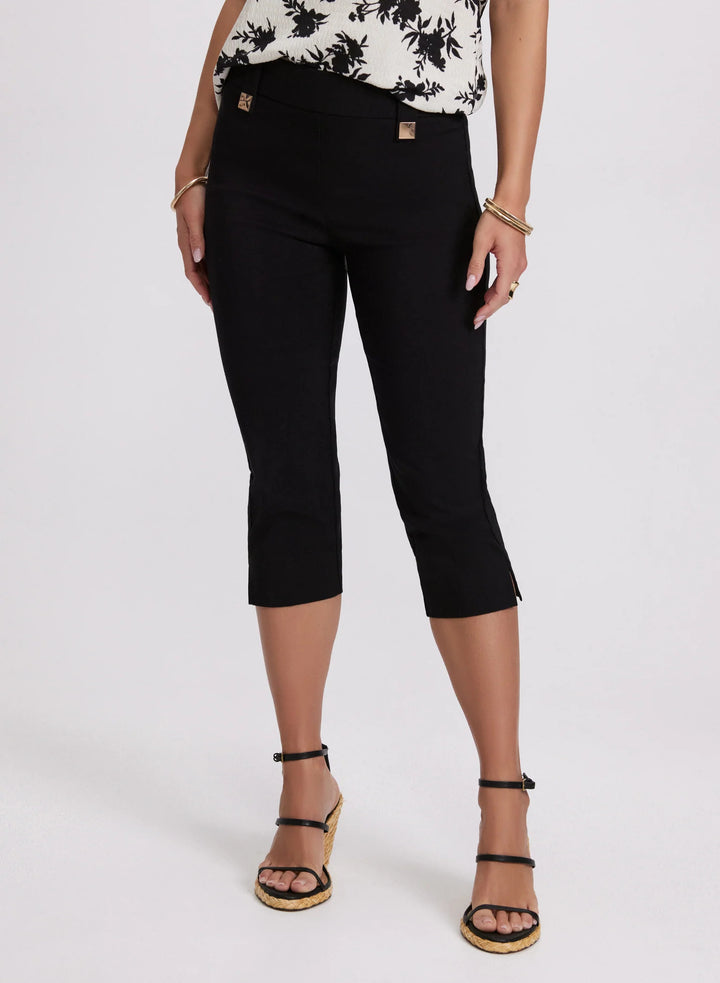 LAURA Bengaline Pull-On Capris