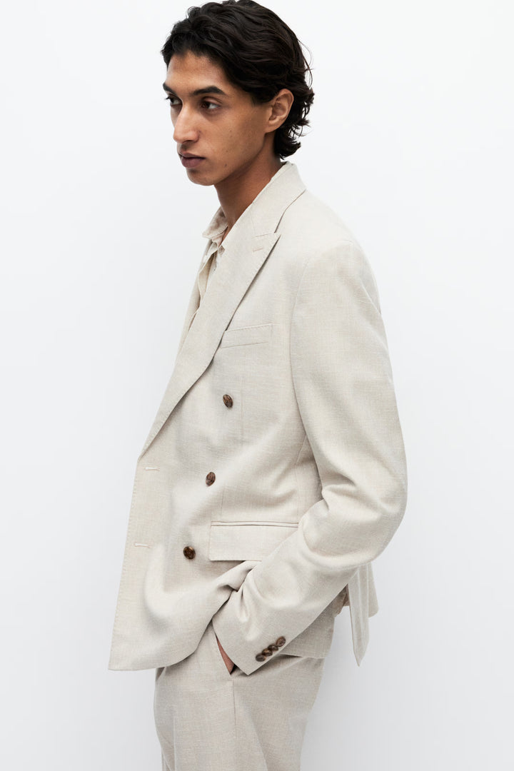 H&M Regular Fit Double-Breasted Jacket
