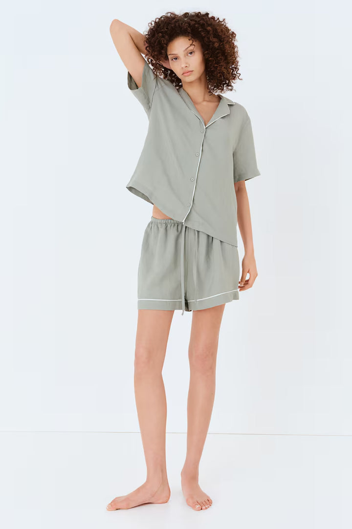H&M Linen-Blend Pajamas