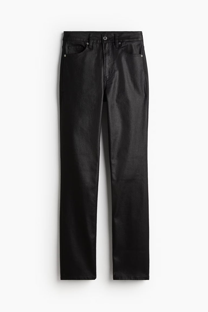 H&M High Rise Slim Straight Leg Jeans