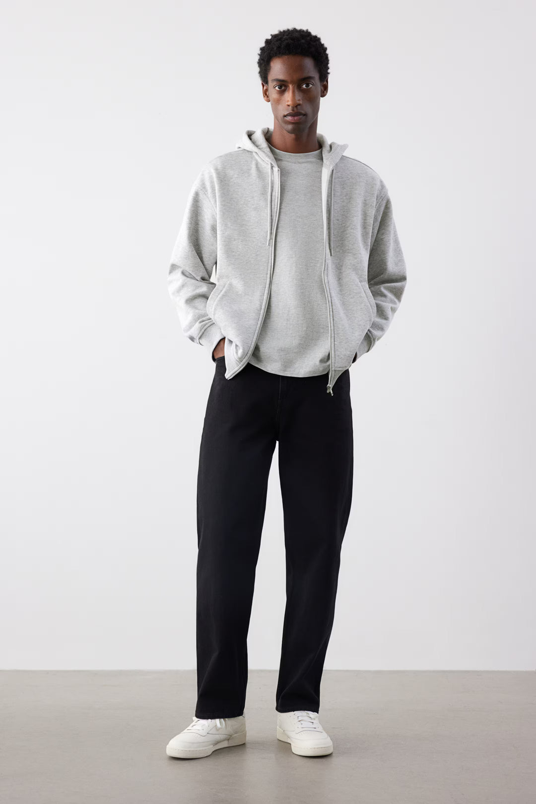 H&M Loose Fit Hooded Jacket