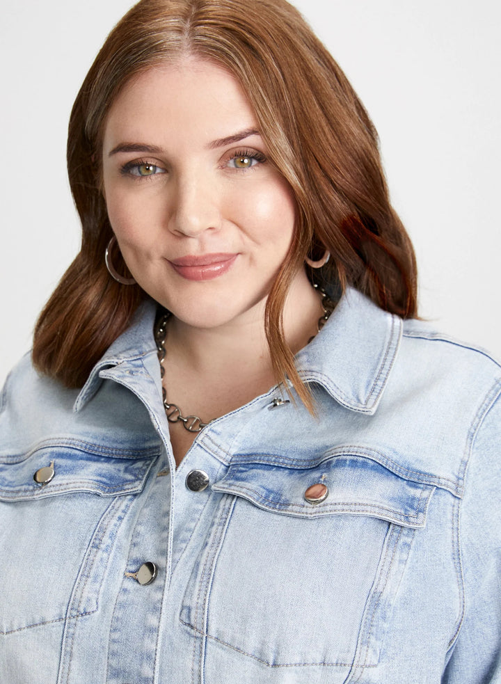 LAURA Cropped Denim Jacket