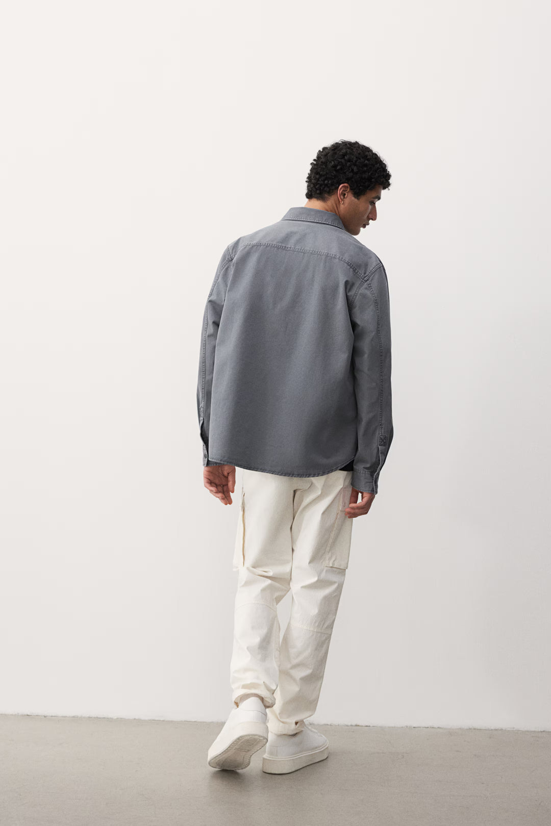 H&M Regular-Fit Twill Overshirt