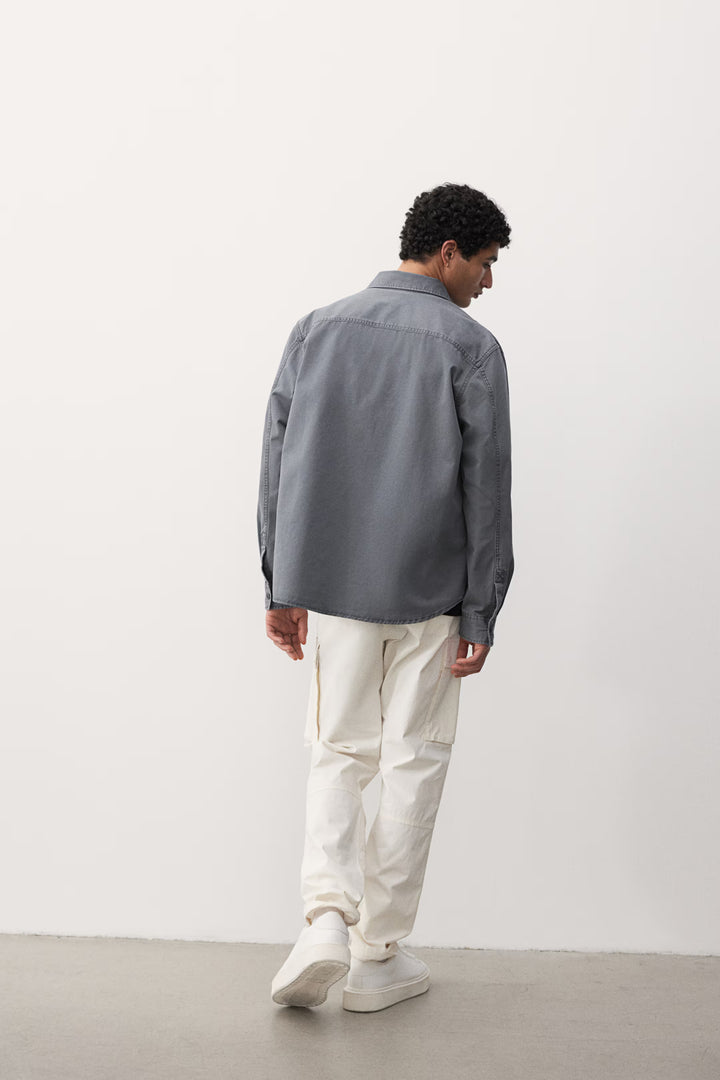 H&M Regular-Fit Twill Overshirt