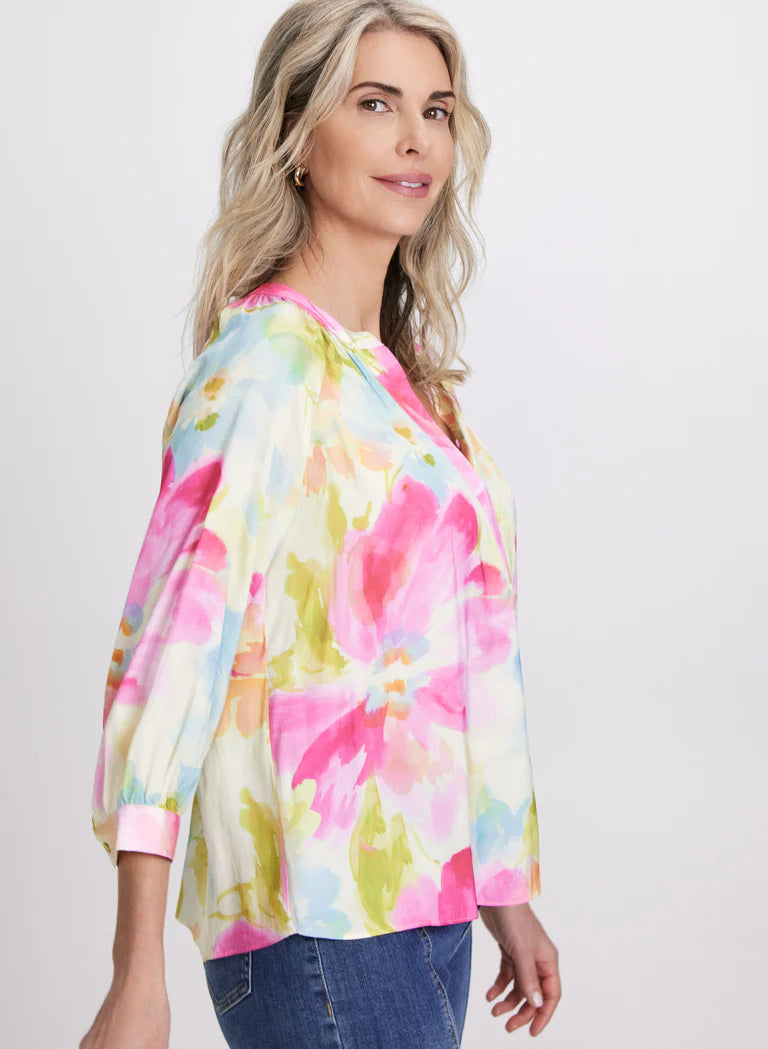 LAURA Floral Print Blouse