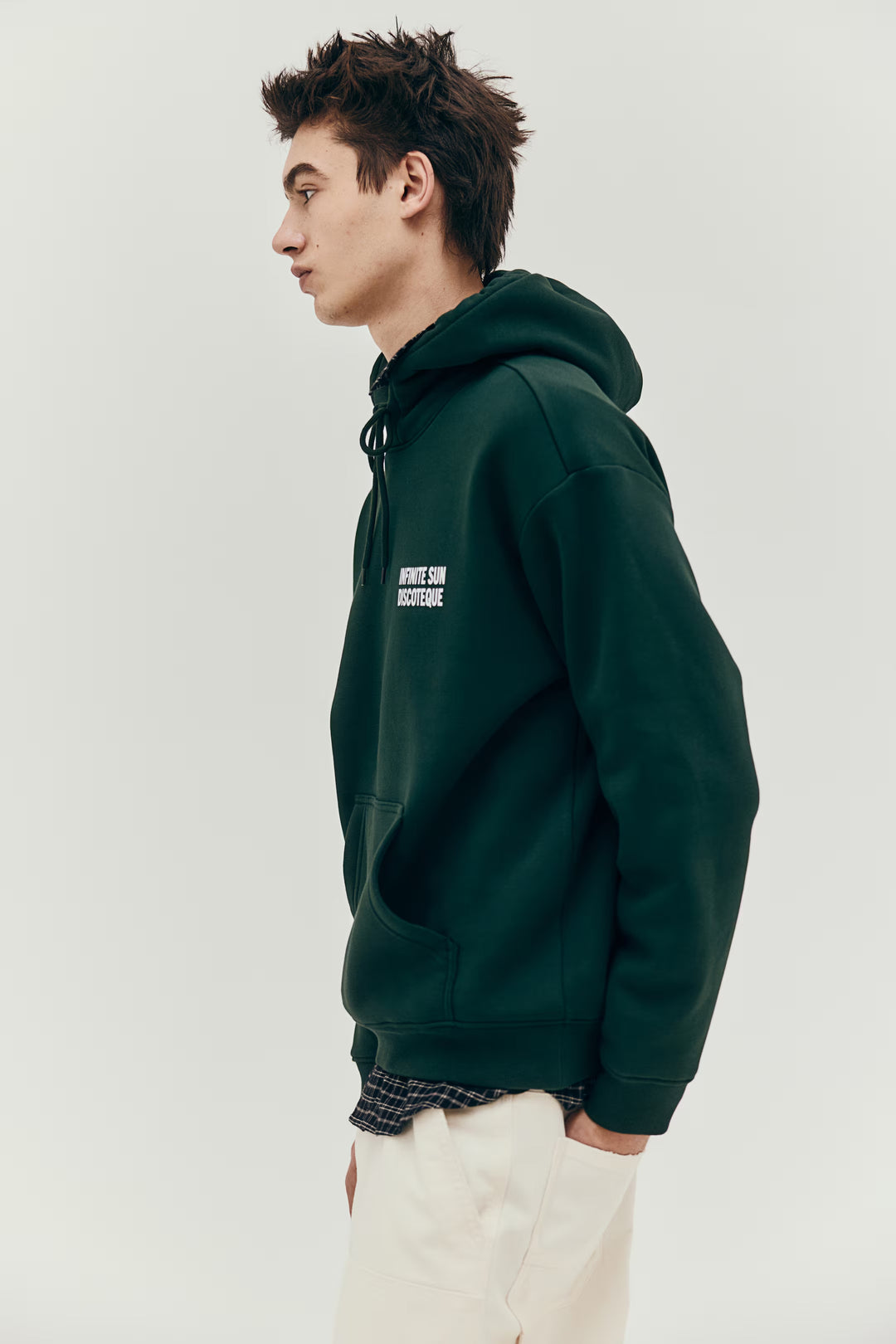 H&M Loose Fit Printed Hoodie