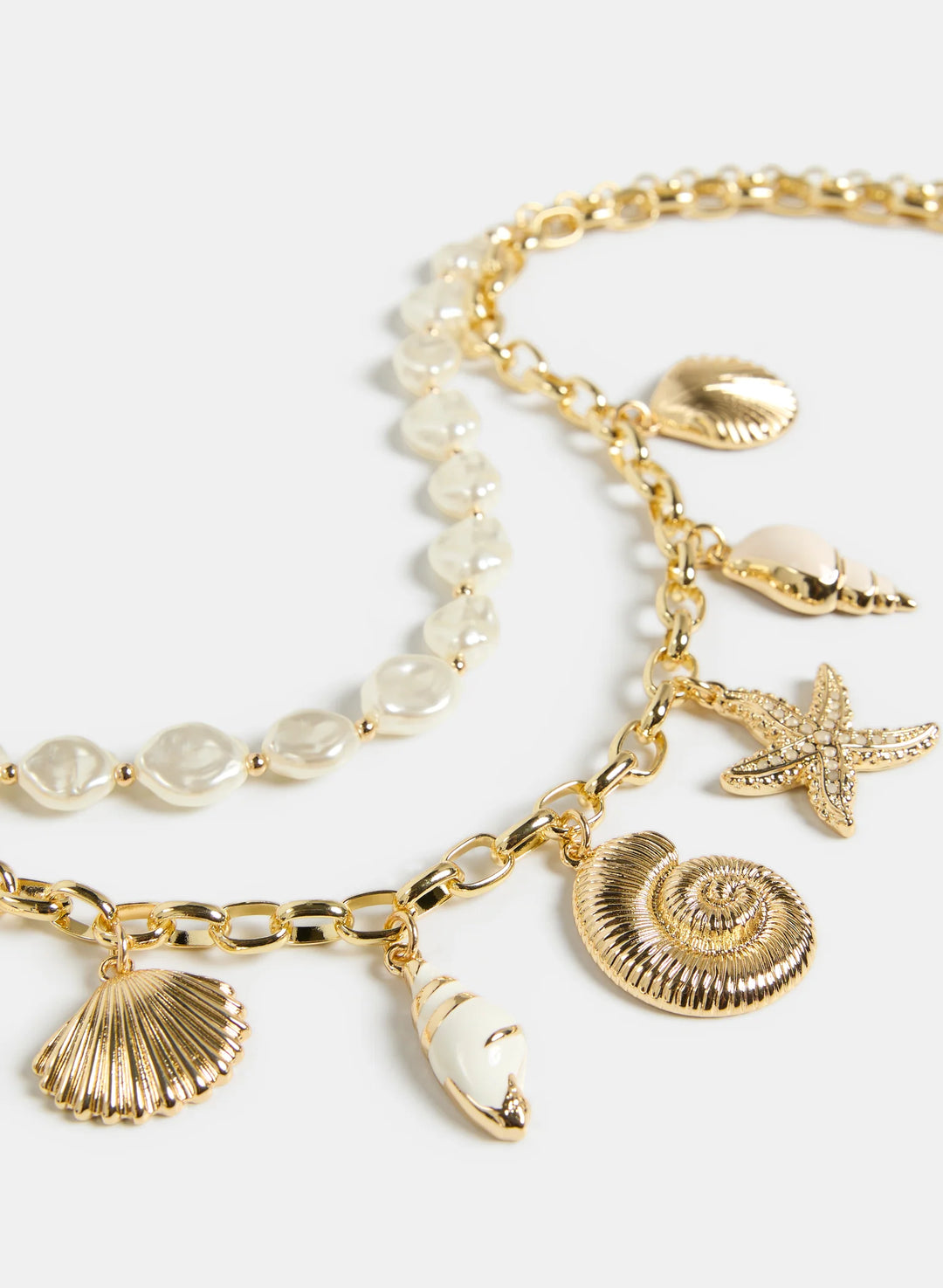 Laura Seashell & Starfish Necklace