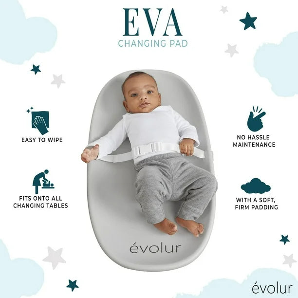 Evolur Eva Changing Pad, Lightweight and Portable