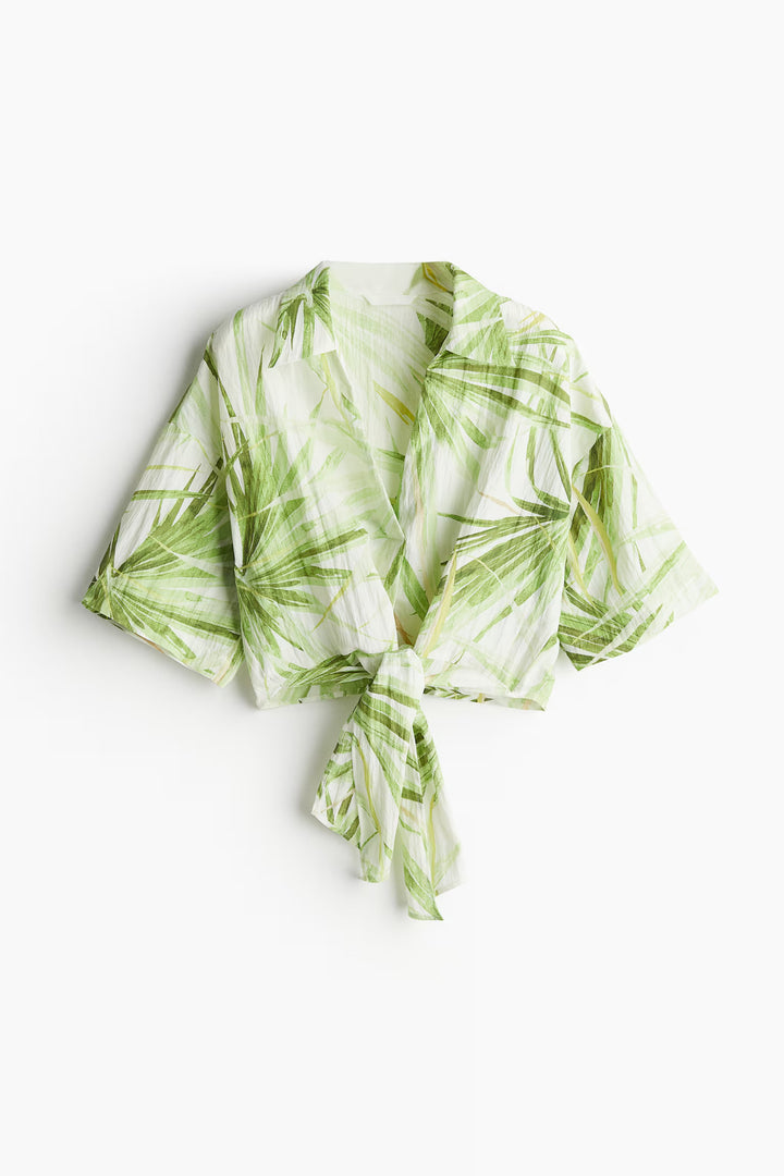 H&M Blouse with Tie Detail