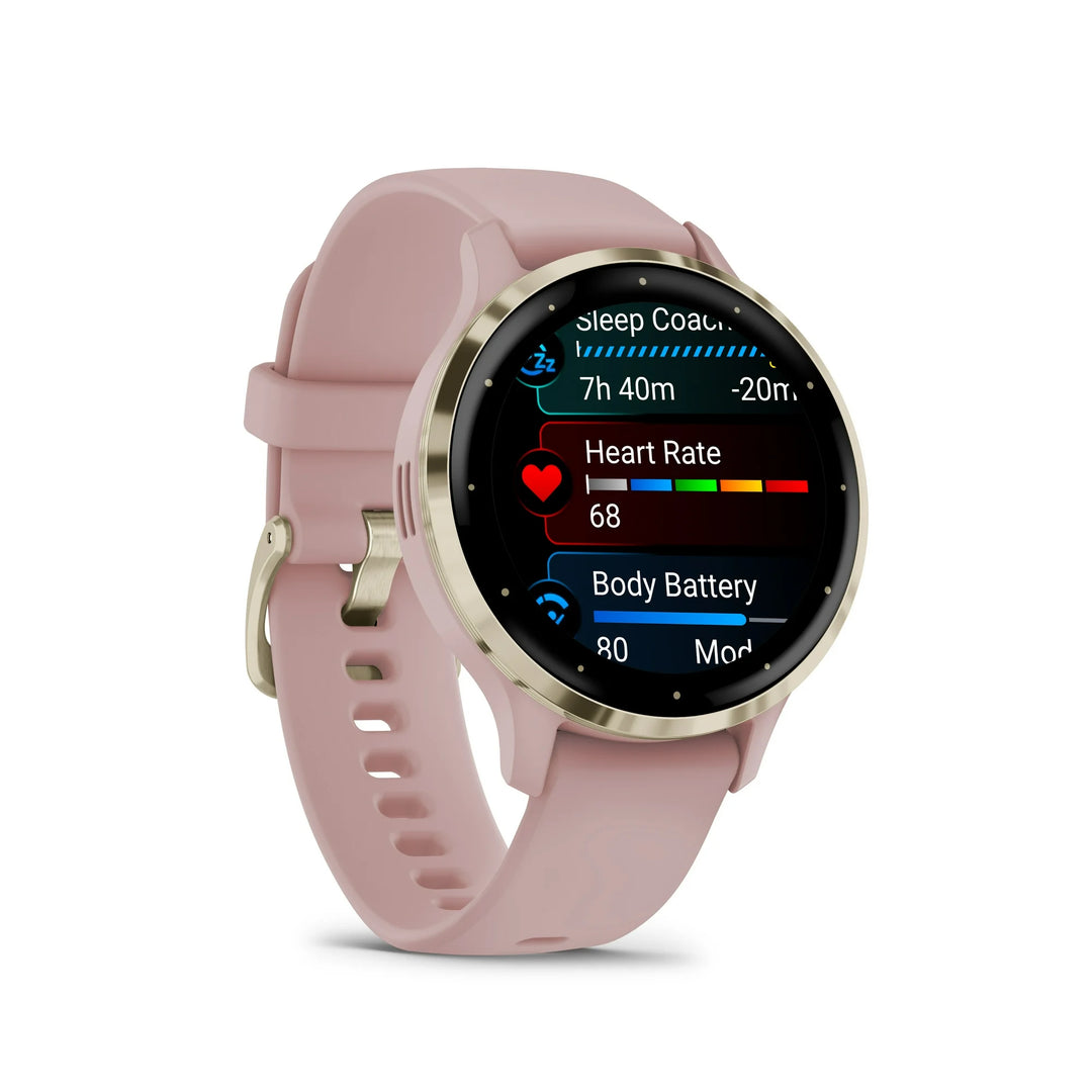 Garmin Venu® 3S, GPS Smartwatch, AMOLED Display, Advanced Health and Fitness Features, Up To 10 Days Of Battery, Dust Rose