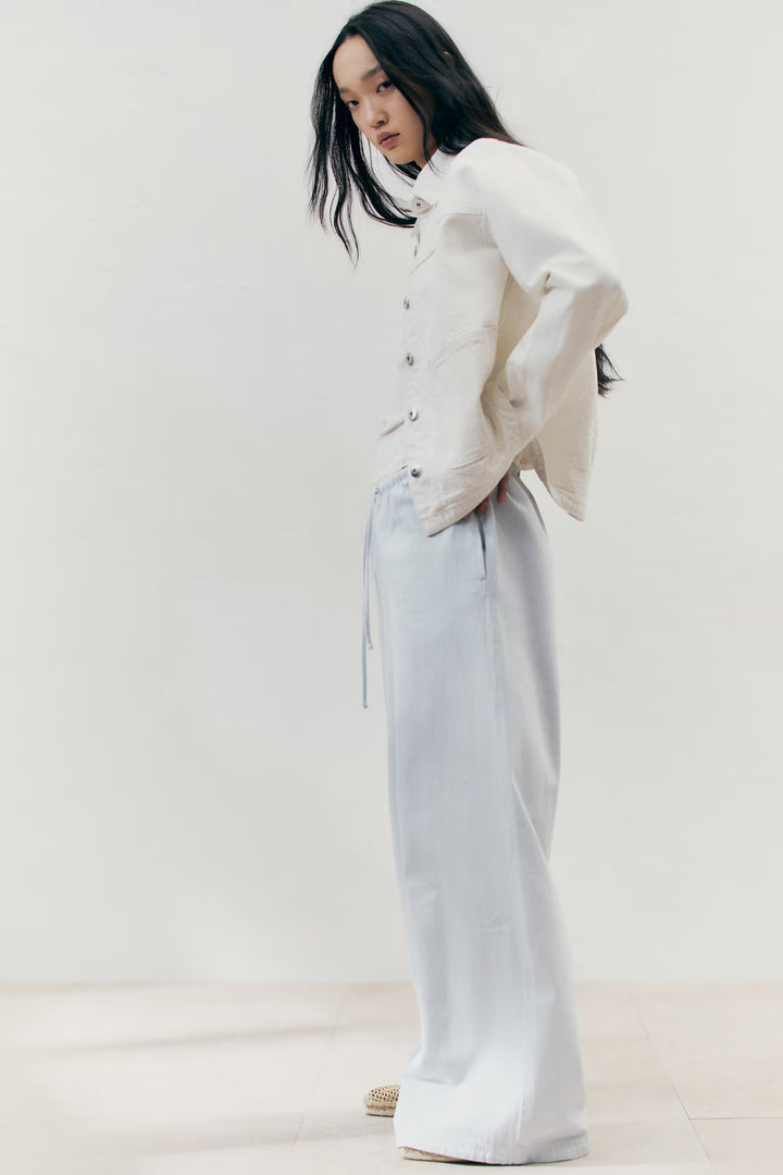 H&M Denim Drawstring Pants