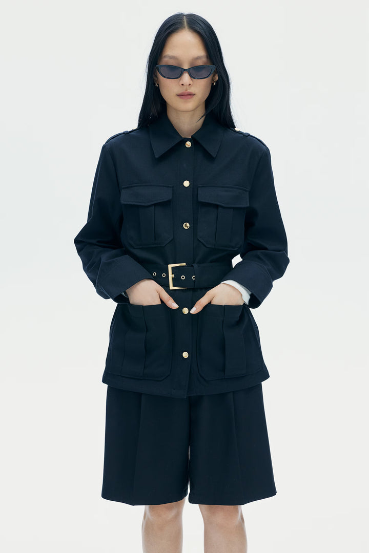 H&M Loose-Fit Cargo Jacket