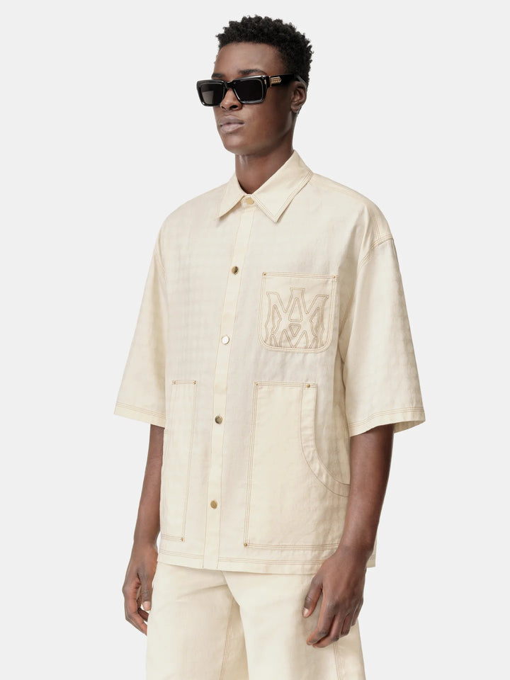 AMIRI MA QUAD TOWELING POLO