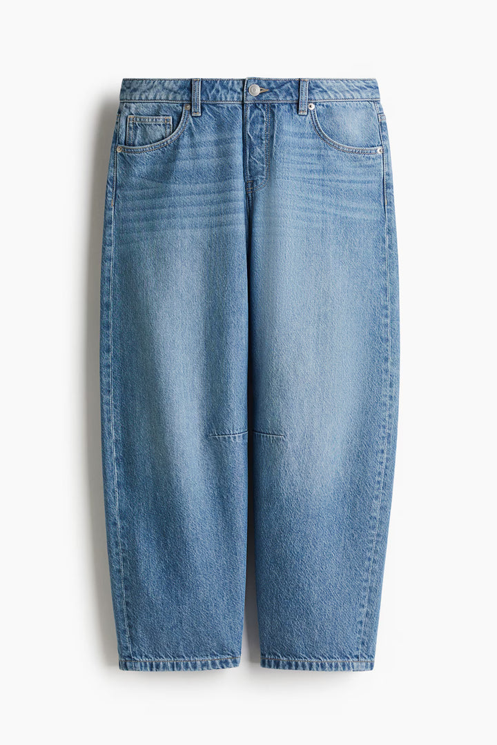 H&M Barrel High Cropped Jeans