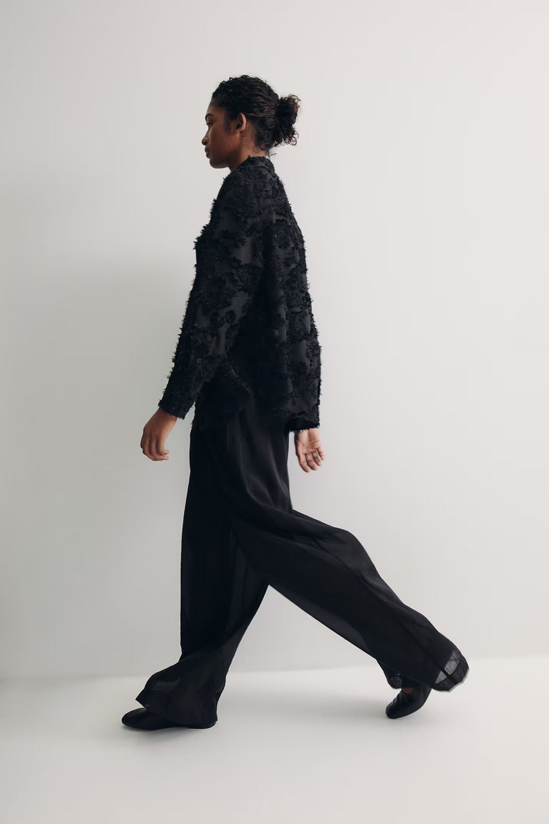 H&M Textured-weave Shirt
