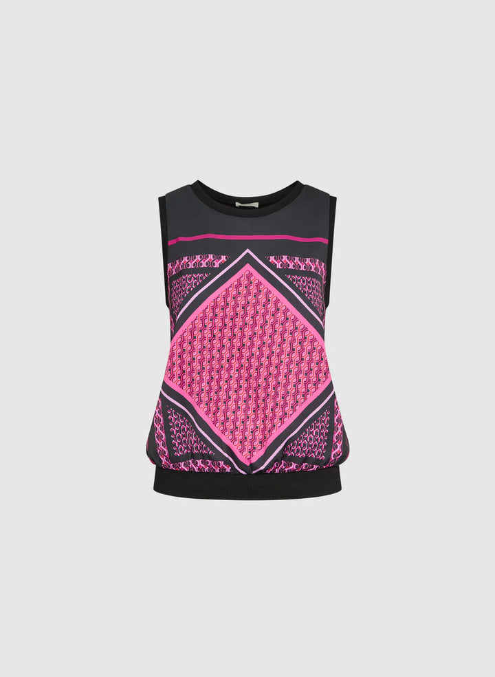 LAURA Bandana Print Top