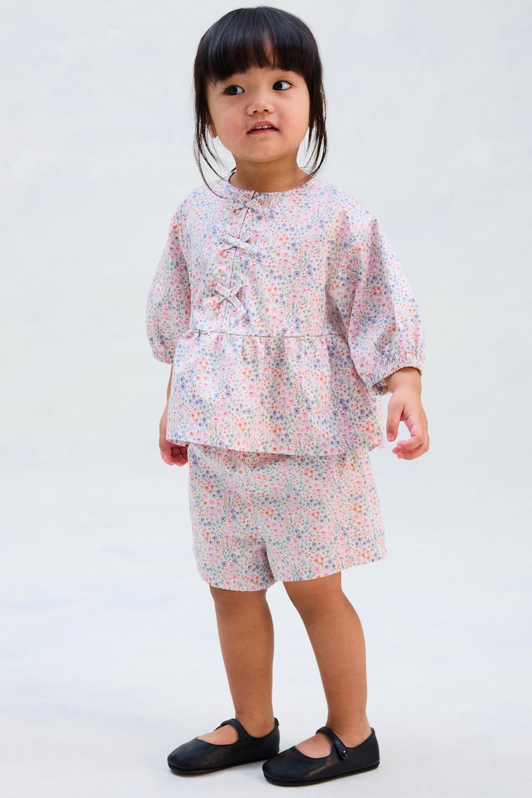 H&M 2-piece Cotton Poplin Set