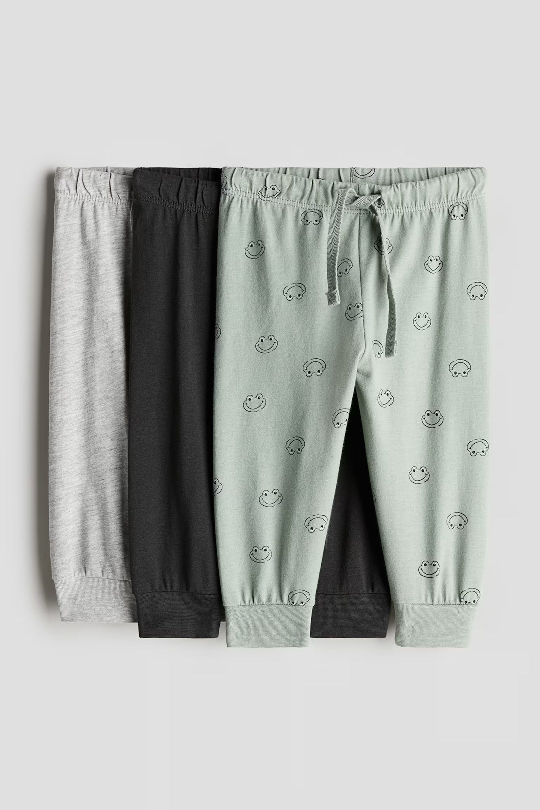 H&M 3-pack Cotton Jersey Joggers