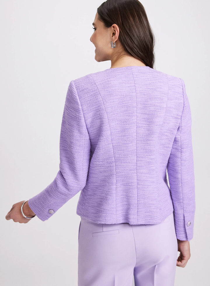 LAURA Tweed Button-Down Jacket