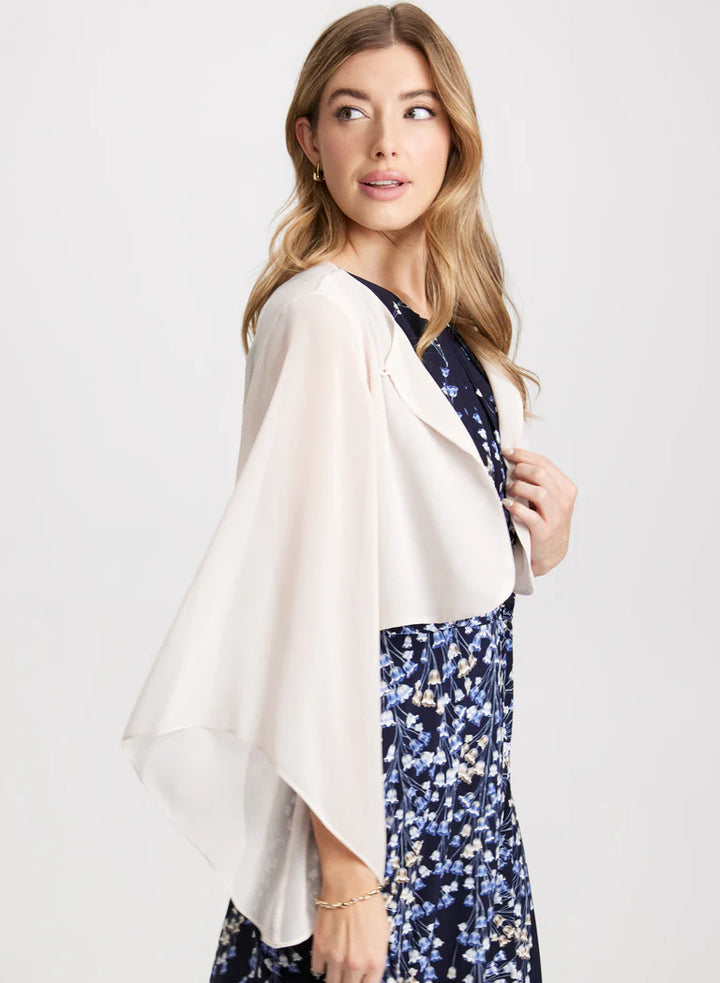 LAURA Flared Sleeve Chiffon Bolero