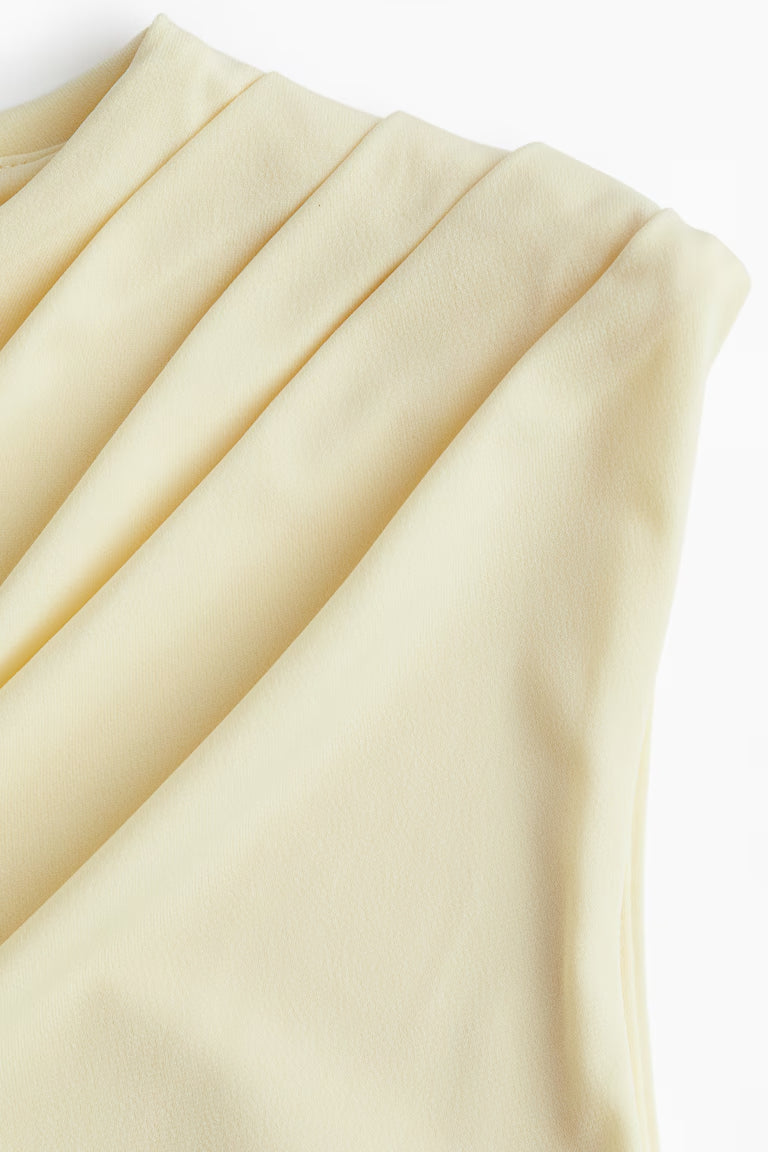 H&M DRAPED SLEEVELESS TOP