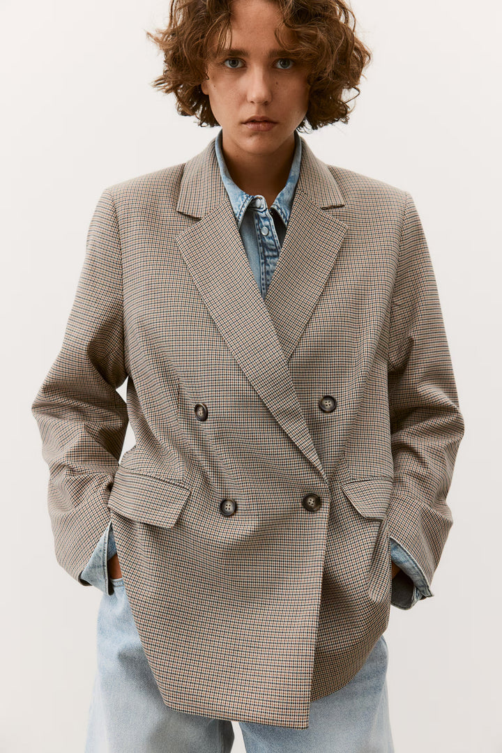 H&M Double-Breasted Blazer